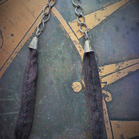 The Journey Necklace w/Antique Kuchi Gypsy Findings,Sterling The Chariot Tarot Medal,Antique Sterling Found Child's Ring +Much More!