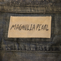 Magnolia Pearl Embroidered Sanforized Denim Shirt - long retired and rare!