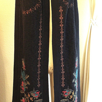 NEW! Rare and Unique Embroidered Biya Johnny Was Snood Scarf - 3 Options!