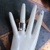 Solid Sterling Cuff Bracelet and Ring Set 