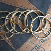Set of 9 Milot Italy 14K Gold Bangle Bracelets