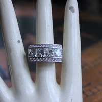 Custom Made One of a Kind 14 White Gold Certified Charles and Colvard 10.48 Carat Moissanite Ring