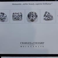 Custom Made One of a Kind 14 White Gold Certified Charles and Colvard 10.48 Carat Moissanite Ring