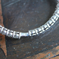 14K White Gold 7 Carat Moissanite Hoop Earrings - 50% OFF with purchase of Moissanite Ring!
