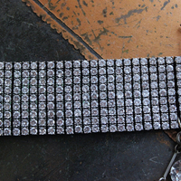 All  Around Us Bracelet with Multi Row Sterling White Zircon Bracelet, Rare Master Engraved Flaming Sacred Heart Sterling Nun's Cross & More!