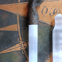 Light of the Moon Collection with 2 Amazing Selenite Swords, Selenite Orb and Stand