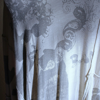 Rare Vintage Magnolia Pearl Graphic Duster Kimono - One Size Fits All
