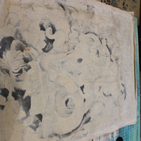 Signed Painting by Renowned Bali Artist I Dewa Made Oka Wiri - most likely of the Barong Lundung legend