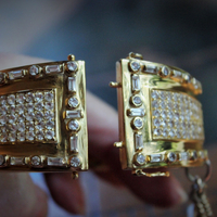 SOLD to K Unique Sterling Vermeil Faceted Herkimer Diamond Cuff w/Rare Antique Gilt Penin Lyon Sacred Heart Medal,Antique Faceted Rock Crystal Tear Drop,Antique Foxtail Chain Tassel +More!