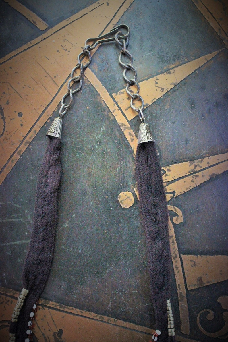 The Journey Necklace w/Antique Kuchi Gypsy Findings,Sterling The Chariot Tarot Medal,Antique Sterling Found Child's Ring +Much More!