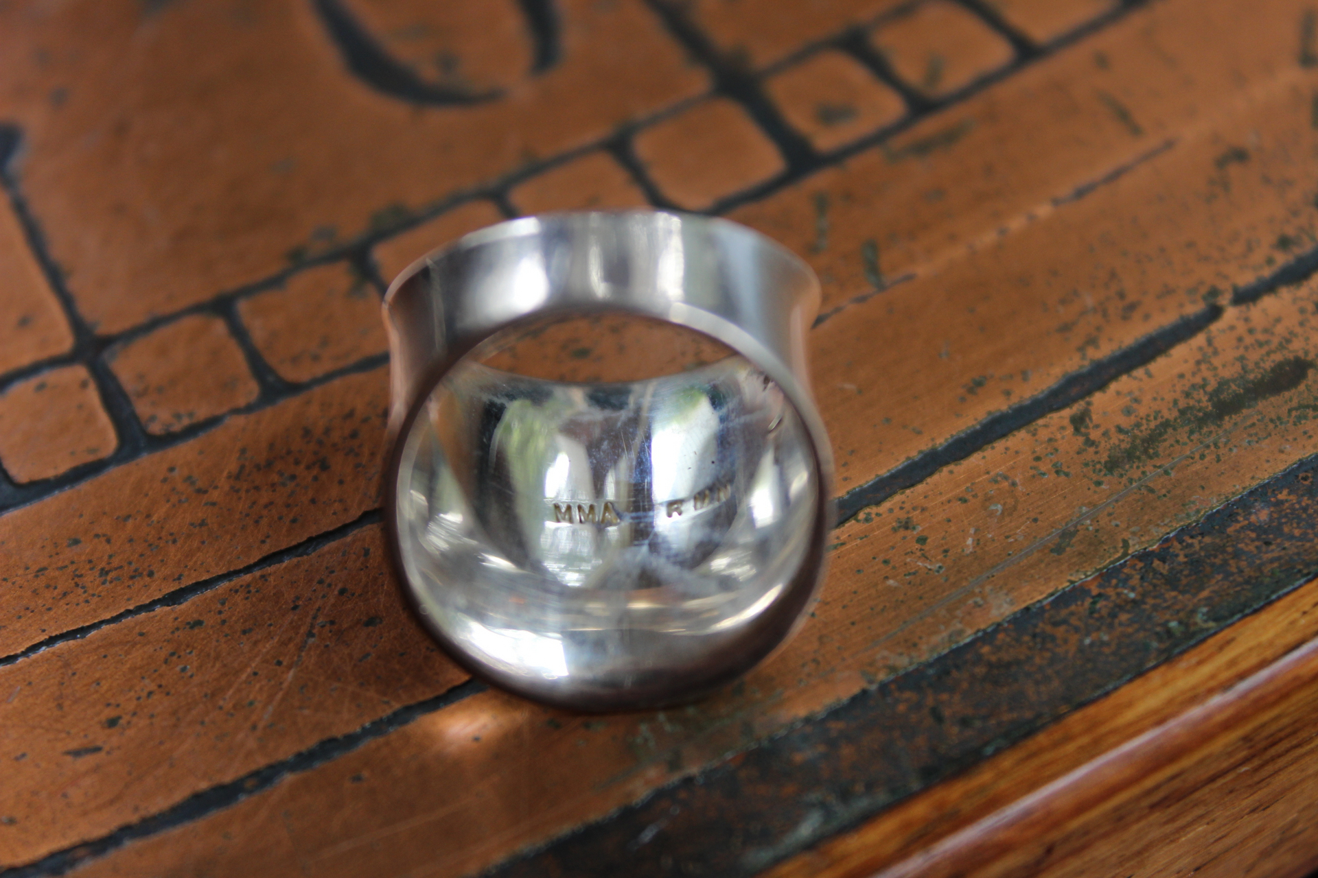 Solid Sterling Cuff Bracelet and Ring Set 