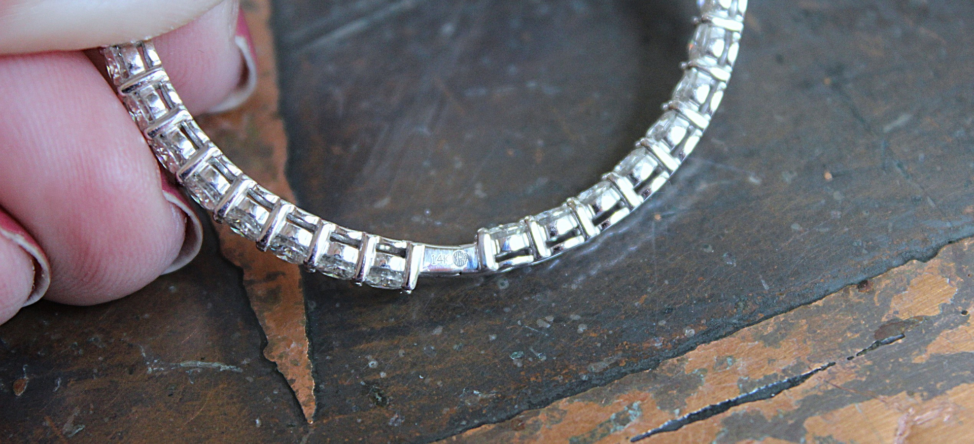14K White Gold 7 Carat Moissanite Hoop Earrings - 50% OFF with purchase of Moissanite Ring!