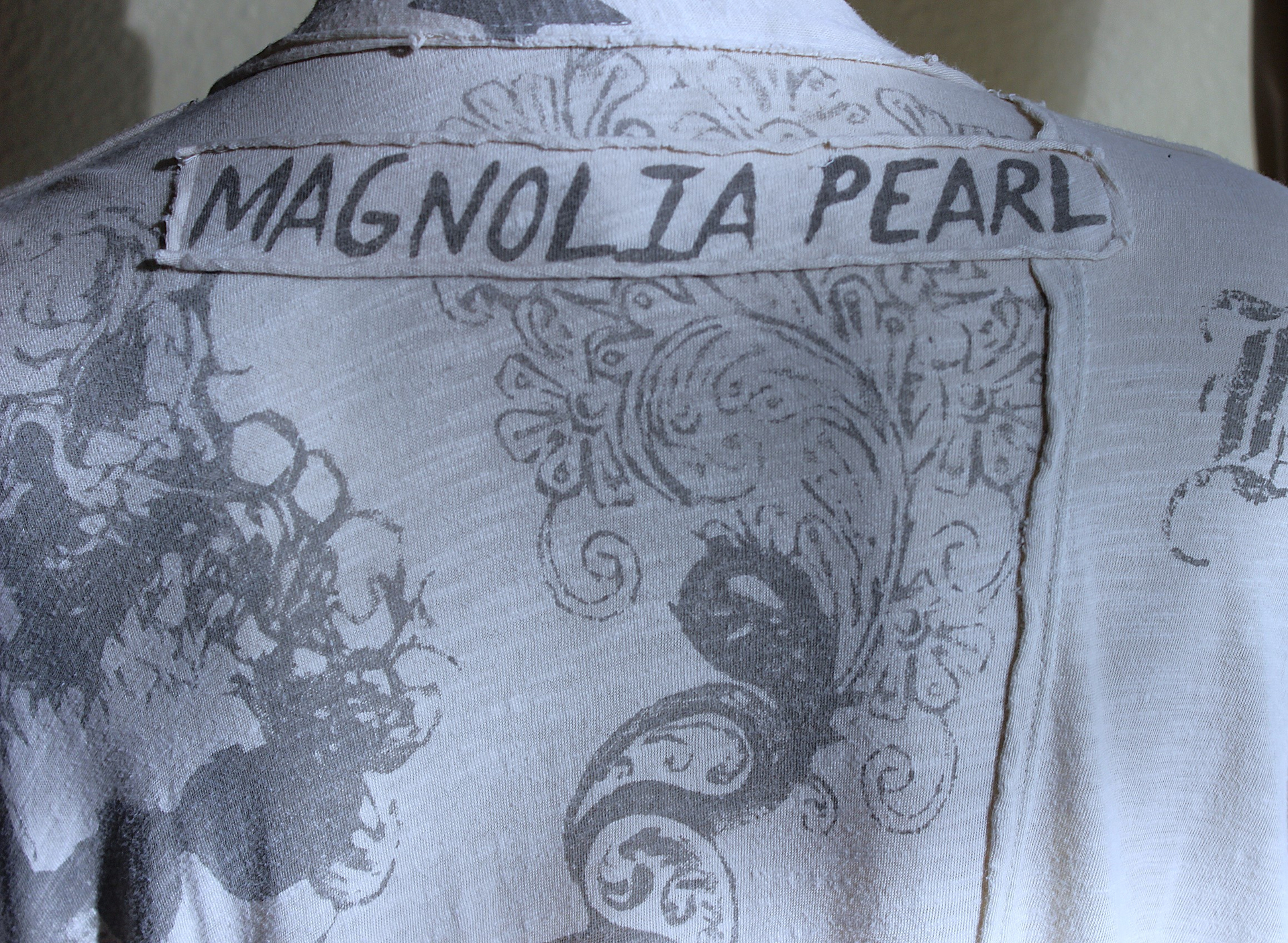 Rare Vintage Magnolia Pearl Graphic Duster Kimono - One Size Fits All