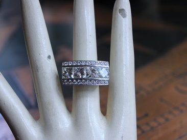 Custom Made One of a Kind 14 White Gold Certified Charles and Colvard 10.48 Carat Moissanite Ring